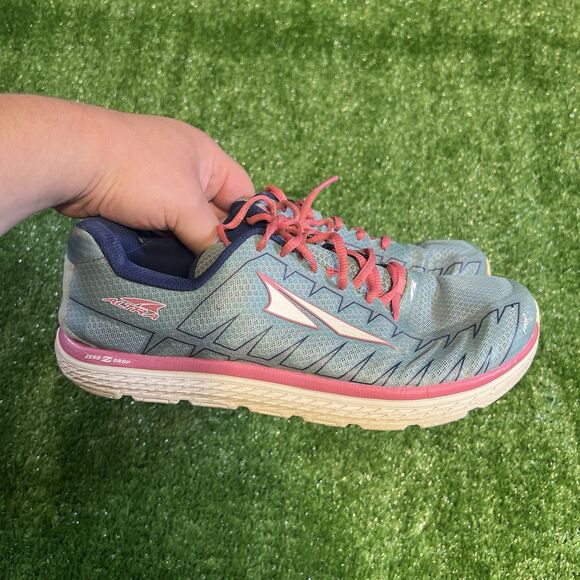 Altra Womens One V3 AFW1734F-2 Light Blue Coral Running Shoes Lace Up Size 11 - Picture 1 of 6